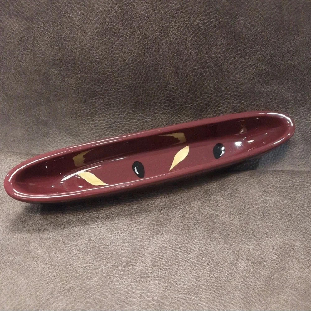 Crate & Barrel Olive Dish Oblong 8